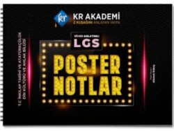 LGS T.C İnkılap Tarihi ve Atatürkçülük Din Kültürü ve Ahlak Bilgisi Poster Notları - KR Akademi Yayınları
