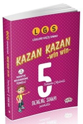 Editör Yayınevi LGS Kazan Kazan Tamamı Çözümlü 5 Deneme Sınavı - Editör Yayınevi
