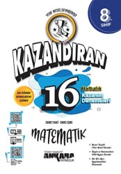 LGS Kazandıran 16 Haftalık Matematik Kazanım Denemeleri - Ankara Yayıncılık
