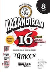 LGS Kazandıran 16 Haftalık Türkçe Kazanım Denemeleri - Ankara Yayıncılık