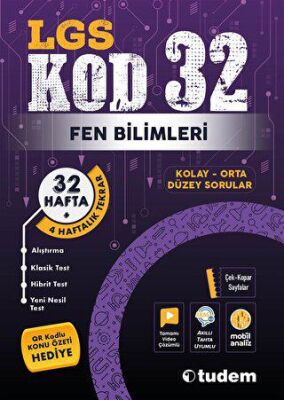 Tudem Yayınları - Bayilik LGS Kod 32 Fen Bilimleri Tudem Yayınları - 1