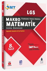 İMT Matematik LGS Makro Matematik Tamamı Yeni Nesil Soru Bankası - İMT Matematik
