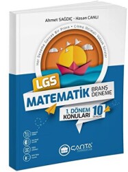Çanta Yayınları LGS Matematik Branş Deneme - Çanta Yayınları