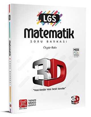 3D Yayınları LGS Matematik Soru Bankası Tamamı Video Çözümlü