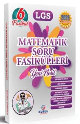 Kurul Yayıncılık 2025 8.Sınıf LGS Matematik Soru Fasikülleri Seti - 1
