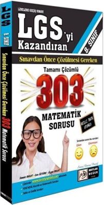 Mutlak Değer Yayıncılık 8. Sınıf LGS`yi Kazandıran Sınavdan Önce Çözülmesi Gereken Tamamı Çözümlü 303 Matematik Sorusu - 1