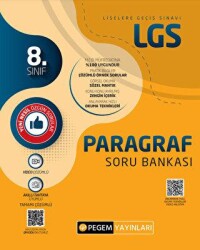 Pegem Akademi Yayıncılık LGS Paragraf Soru Bankası - Pegem Akademi Yayıncılık