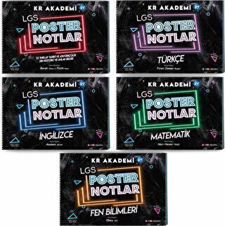 2026 LGS Poster Notlar Seti 5 Kitap Takım - 1