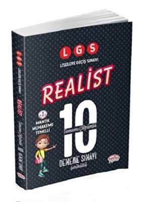 Editör Yayınevi LGS Realist Tamamı Çözümlü 10 Deneme Sınavı Fasiküllü - 1