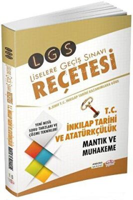Editör Yayınevi LGS Reçetesi 8. Sınıf T.C İnkılap Tarihi ve Atatürkçülük Mantık ve Muhakeme - 1