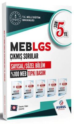 LGS Son 5 Yıl Tıpkı Basım Çıkmış Soru Kitapçıkları - 1