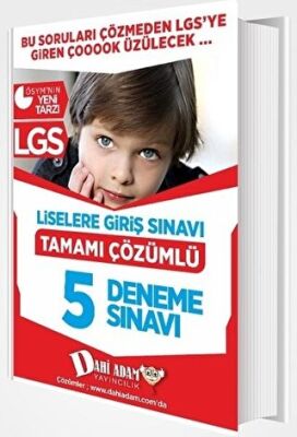 Dahi Adam Yayıncılık LGS Tamamı Çözümlü 5 Deneme - 1