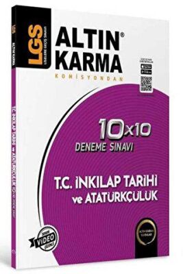 Altınkarma LGS 8. Sınıf  T.C. İnkilap Tarihi ve Atatürkçülük  10x10 Branş Deneme - 1