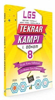 Damla Yayınevi LGS Tekrar Kampı 1. Dönem Yeni Nesil Sorular kapağı