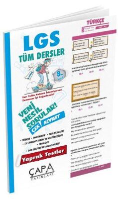 8. Sınıf Tüm Dersler Yaprak Test kapağı