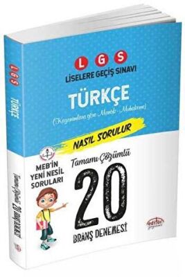 LGS Türkçe Tamamı Çözümlü 20 Branş Denemesi - 1