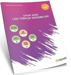 ONburda Yayınları LGS Türkçe Denemeleri - Onburda Yayınları