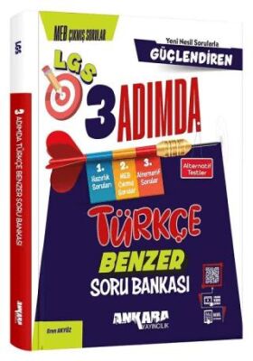 LGS Türkçe Güçlendiren 3 Adımda Benzer Soru Bankası - 1