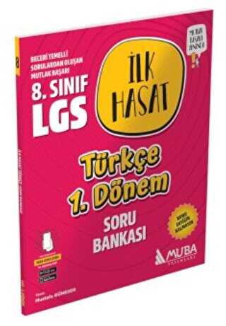 Muba Yayınları LGS Türkçe İlk Hasat Soru Bankası 1.Dönem Muba Yayınları