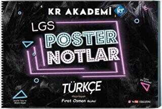 KR Akademi Yayınları LGS Türkçe Poster Notları