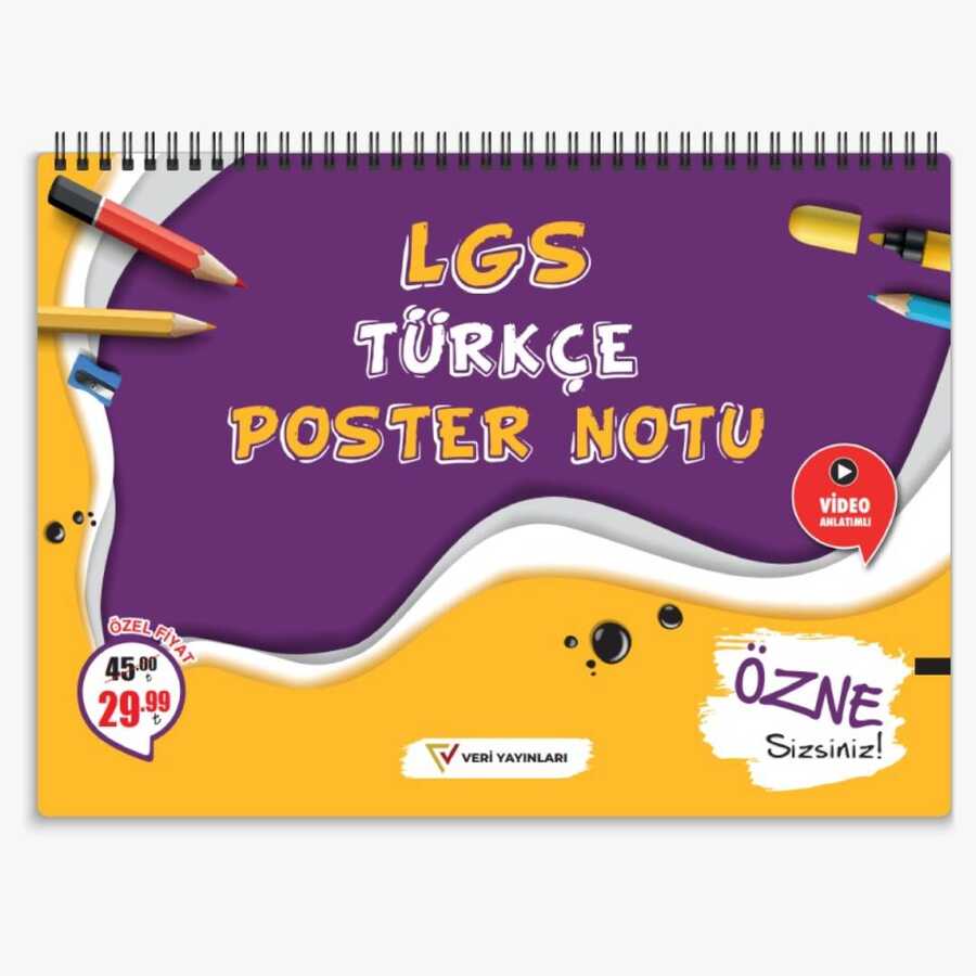 LGS Türkçe Poster Notu