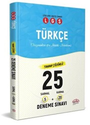 Editör Yayınevi LGS Türkçe 25 Branş Denemesi Nasıl Çözülür - Editör Yayınevi