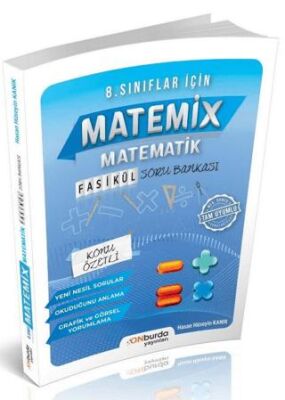ONburda Yayınları 8. Sınıf Matemix Fasikül Matematik Soru Bankası - 1