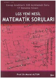 Alfa Aktüel Yayınları LGS Yeni Nesil Matematik Soruları - Alfa Aktüel Yayınları