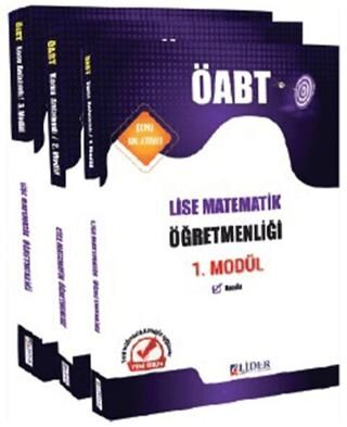 Lider Yayınları KPSS ÖABT Lise Matematik Öğretmenliği 3 lü Modül Konu Anlatımı - 1