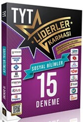 Liderler Karması TYT Sosyal Bilimler 15 Branş Deneme - Liderler Karması Yayınları