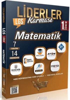 Liderler Karması Yayınları LGS 1.Dönem Matematik Denemeleri 7 Yayın 14 Deneme - 1