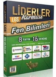 LGS Fen Bilimleri Denemeleri 8 Yayın 16 Deneme - Liderler Karması Yayınları