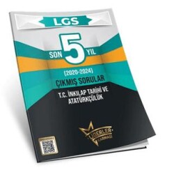 Liderler Karması LGS Son 5 Yıl İnkılap Tarihi Branş Çıkmış Sorular 2020-2024 - Liderler Karması Yayınları