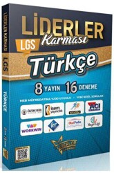 LGS Türkçe Denemeleri 8 Yayın 16 Deneme - Liderler Karması Yayınları