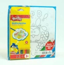 Lilamor Boyama Seti Play-Doh Boyama Kalemli 22X22 48 Sayfa Karışık - Lilamor Dükkan