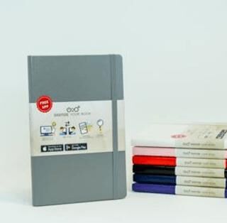 Lilamor Sert Kapak 80 Gr. Lastikli Defter Gri - 1