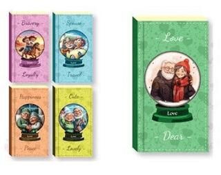 Lilamor Yaşlı İnsanlar Defter 7,5X14 96 Sayfa - 1