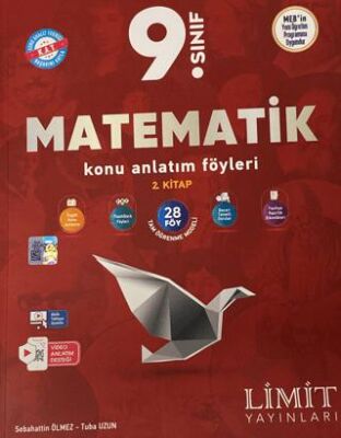 Limit Yayınları 9. Sınıf Matematik Konu Anlatım Föyleri 2. Kitap - 1