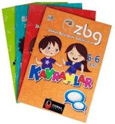 Limon Kids ZBG - Zihinsel Becerilerimi Geliştiriyorum Seti 5-6 Yaş 4 Kitap - Coral Dağıtım