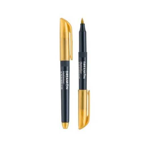 Lineplus Dreamon Fırça Uçlu Keçeli Kalem Altın