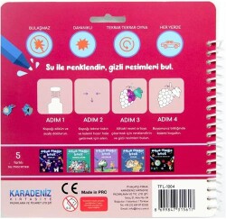 Lino Aqua Magic Book Eğlenelim, Öğrenelim Sihirli Boyama Kitabı - 3