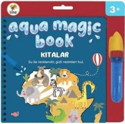 Lino Aqua Magic Book Kıtalar Sihirli Boyama Kitabı - LİNO