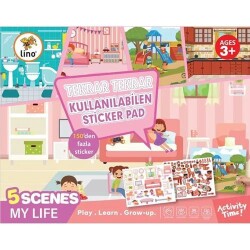 Lino Tekrar Tekrar Kullanabilen Sticker Pad Günlük Hayat - LİNO
