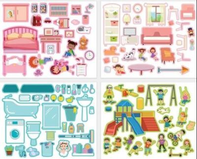 Lino Tekrar Tekrar Kullanabilen Sticker Pad Günlük Hayat - 3