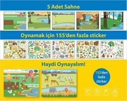 Lino Tekrar Tekrar Kullanabilen Sticker Pad Hayvanlar - 2