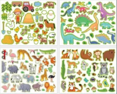 Lino Tekrar Tekrar Kullanabilen Sticker Pad Hayvanlar - 3