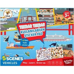 Lino Tekrar Tekrar Kullanabilen Sticker Pad Taşıtlar - LİNO