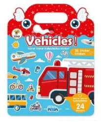 Lino Tekrar Tekrar Kullanılabilen İlk Sticker Kitabım Vehicles - LİNO