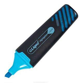 Liqeo Fosforlu Kalem Mavi - 1