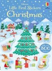 Little First Stickers Christmas: With Over 300 Reusable Stickers - Usborne